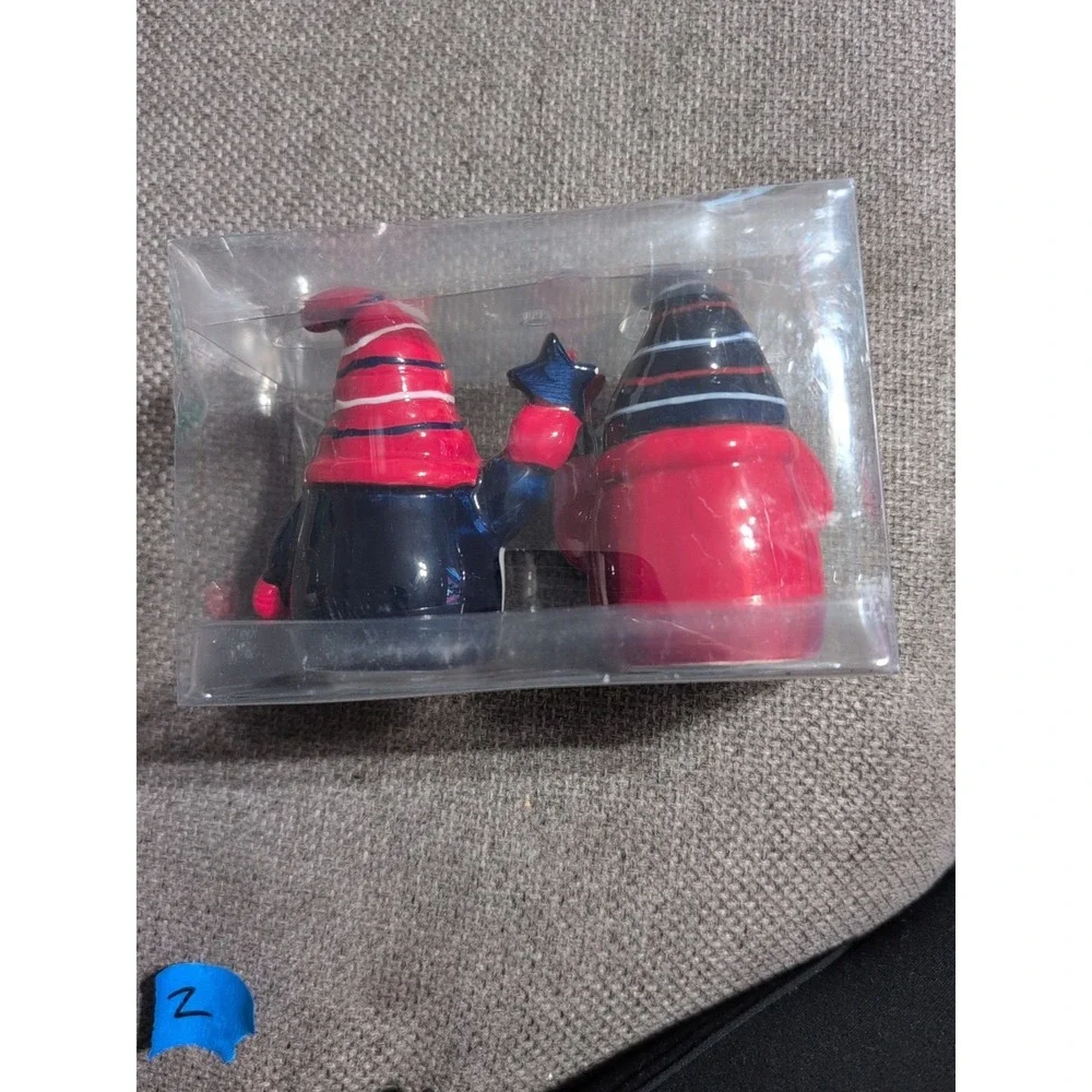 Gnome Salt and Pepper Shakers Nordic Scandinavian Farmhouse Decor NEW in Box Tag